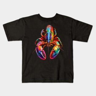 Lobster Rainbow Kids T-Shirt